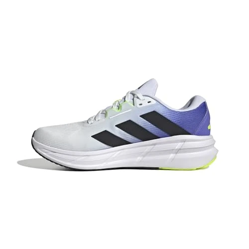 Adidas Uomo Questar 3 Running Shoes, Ftwr White/Core Black/Cobalt Blue, 42 EU