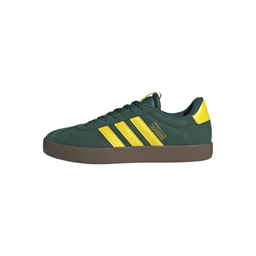adidas Hombre VL Court 3.0 Shoes, Collegiate Green/Yellow/Gold Metallic, 42 EU