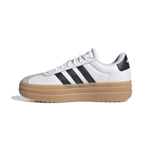 Limited-time offer: adidas Women's VL Court Bold Shoes, FTWR White/core Black/Wonder Beige, 7 UK from 70.00 GBP to 36.87 GBP (save 47%)