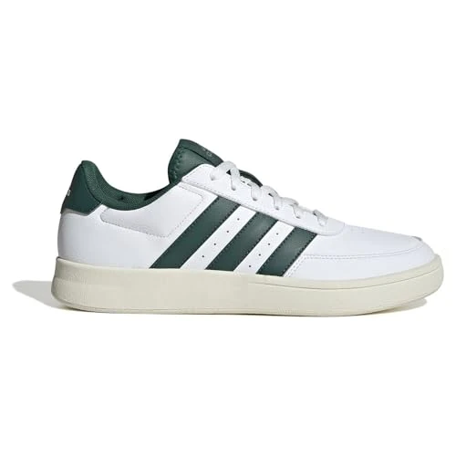 adidas Men's Breaknet 2.0 Shoes, FTWR White/Collegiate Green/Silver Green, 5.5 UK