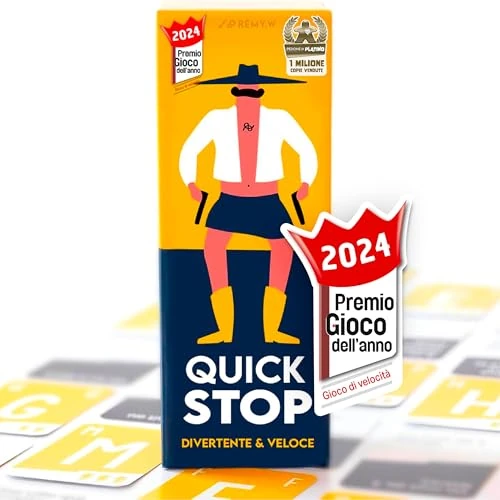 Oferta ograniczona: ATM Gaming QUICKSTOP - Gioco di Società per Famiglia Ed Amici - Gioco di Carte - Perfetto per Creare Atmosfera - AA 2 do 7 Giocatori - Włoski z 137.61 PLN na 137.61 PLN (zniżka 0%)
