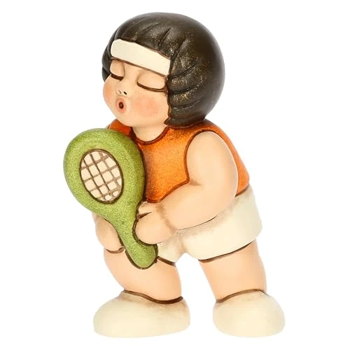 Offerta a tempo: THUN, Bomboniera Campione Di Tennis in Ceramica Decorata a Mano, Idea Regalo, 4.9 x 3 x 7.2 cm h - 0.00% da 21.00 € a 21.00 €