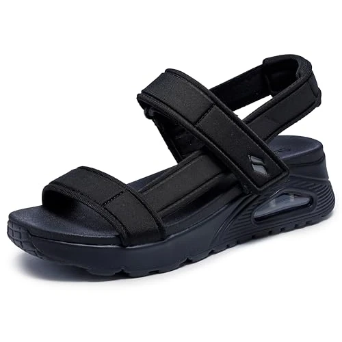 Oferta limitada: Skechers - UNO SUMMER STAND2, Sandalia Mujeres, Black, de 69.95 € a 59.45 € (ahorro 15%)