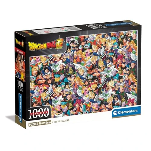 Offerta a tempo: Clementoni - Puzzle 1000 Pezzi Impossible Dragon Ball Super, Per Adulti e Ragazzi, Made in Italy, 70x50 cm, Poster Incluso, 39918 - 0.00% da 14.89 € a 14.89 €