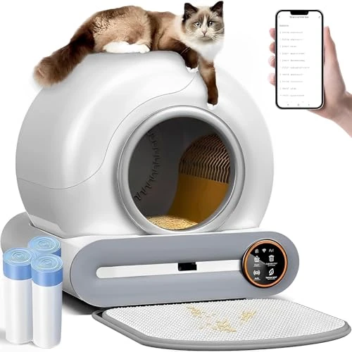 Offerta a tempo: Lettiera Gatto Autopulente, Lettiera Automatica, Antiodore - 3% da 189.99 € a 183.99 €
