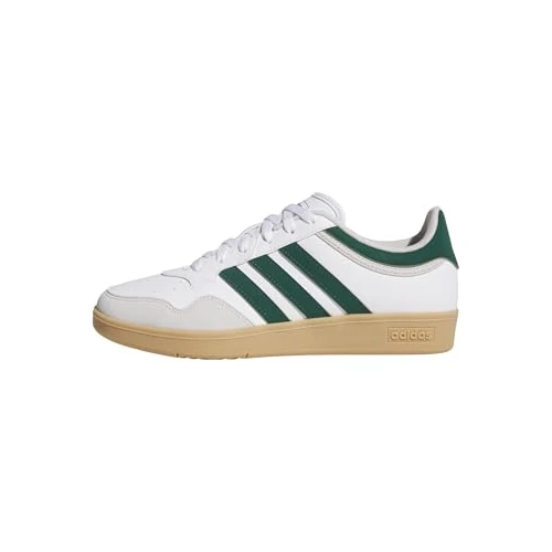 adidas Unisex - Adulto Hoops 4.0 Shoes, Ftwr White Collegiate Green Gum 3, 44 2/3 EU