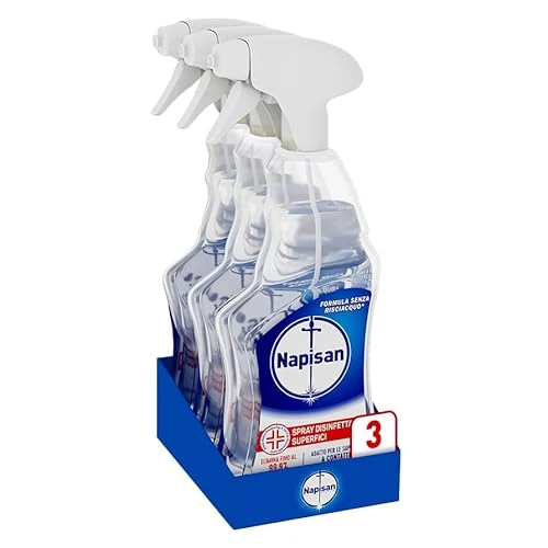 Offerta a tempo: Napisan Spray Disinfettante Classico 740ml x3 - 43% da 13.83 € a 7.91 €
