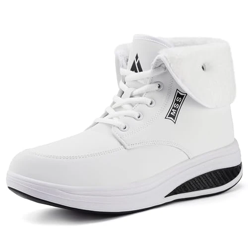 Offerta a tempo: Mishansha Impermeabile Stivali Scarpe Neve Donna Scarponcini Invernali Calda Boots Antiscivolo Stivaletti All'Aperto 38 EU - 38% da 31.99 € a 19.99 €