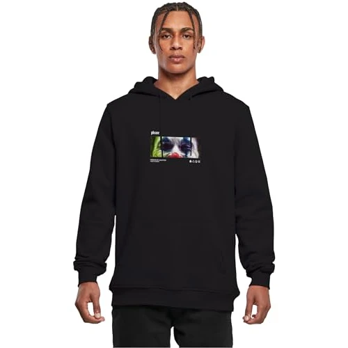 Oferta limitada: Mister Tee Sudadera con Capucha para Hombre con Estampado Estampado de Corte Regular, Tallas XS a XXL, Negro, S de 19.99 € a 19.99 € (ahorro 0.00%)