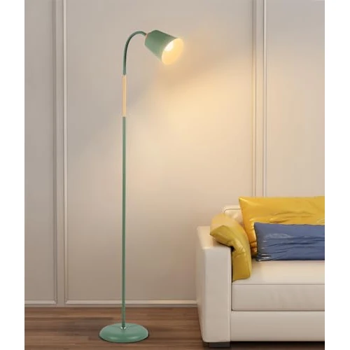 Offerta a tempo: ANTENLICHT VILI | Lampada a stelo E27, 60 W max., 159 cm, cavo 200 cm, verde, soggiorno, lettura - 5% da 28.74 € a 27.30 €