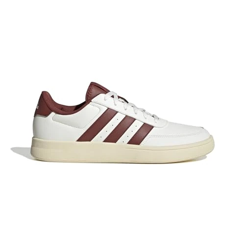 adidas Breaknet 2.0 Shoes Homme Chaussures, Core White Preloved Ruby Pure Ruby, 37 1/3 EU
