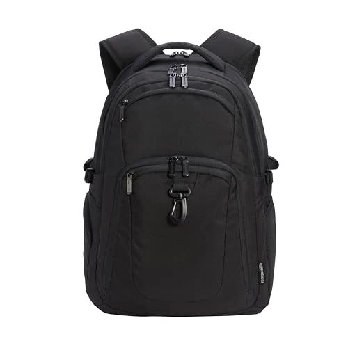 Offerta a tempo: Amazon Basics Zaino per laptop, da viaggio, adatto per laptop da 17", Nero - 15% da 31.17 € a 26.49 €