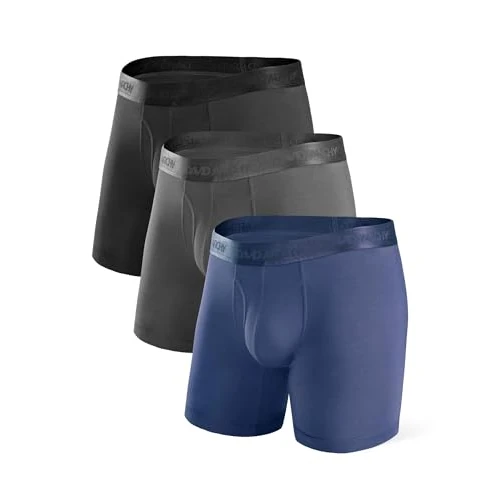 DAVID ARCHY Boxer da uomo in microfibra modale, multipack Retroshorts per tutti i giorni, flessibili, m