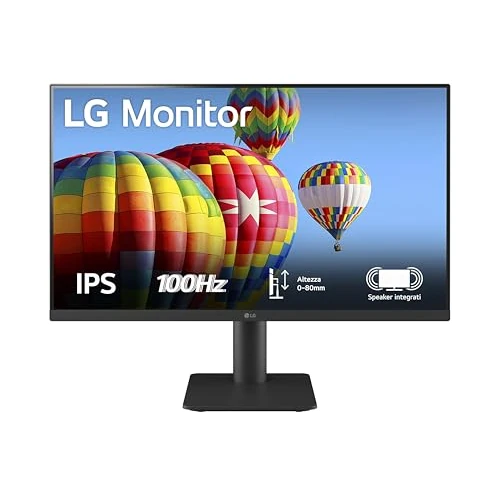 Limited offer: LG Standard 27MS550-B.AEU 27 Inch Office Screen - IPS Panel FHD Resolution (1920 x 1080), 5ms GtG 100Hz, NTSC 72% (CIE1931), Tilting, Height Adjustable from 129.99 EUR to 76.54 EUR (save 41%)