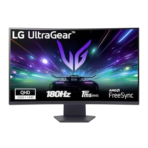 LG UltraGear™ 32GS60QC-B.AEU 32" Gaming PC Display - rozdzielczość QHD (2560x1440), 1ms 180Hz, HDR 10, sRGB99% (CIE1931), AMD FreeSync, przechylany, DisplayPort 1.4, HDMI 2.0 (2)