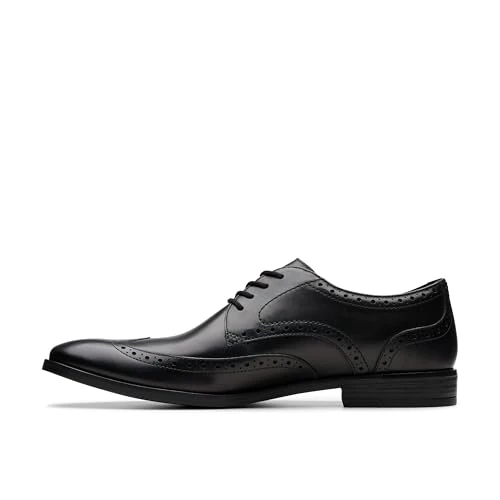 Zeitlich begrenztes Angebot: Clarks Brandon Step Mens Black Leather, 10.5 von 89.95 € auf 87.70 € (3% Rabatt)