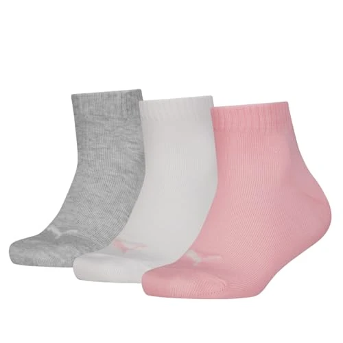 Offerta a tempo: PUMA Quarter 3p, Calzini Unisex - Bambini e ragazzi, Rose Water - New, 35-38 - 20% da 7.99 € a 6.39 €