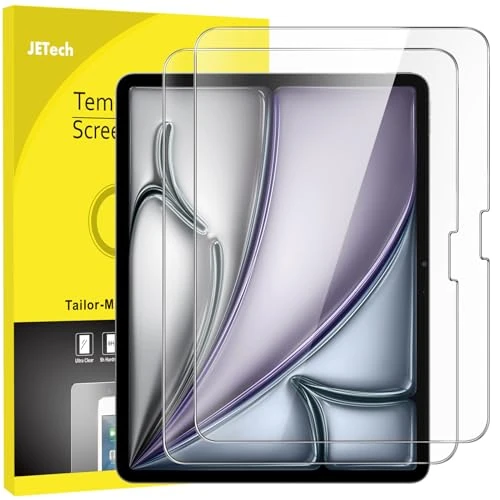 Limited-time offer: JETech Screen Protector for iPad Air 13" M4/M3/M2, 2-Pack | For 2026/2025/2024 Model, HD Clear, Anti-Scratch Tempered Glass from 13.99 £ to 11.89 £ (save 15%)