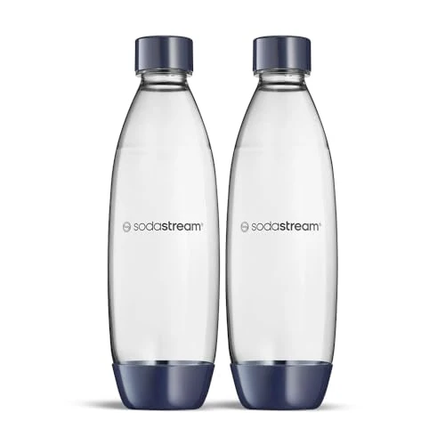 Beperkte aanbieding: sodastream 2 vaatwasserbestendige flessen voor bruiswatertoestellen ENSO, DUO, TERRA, E-TERRA, ART, Gaia, donkerblauw van 22.66 EUR naar 22.66 EUR (besparing 0%)