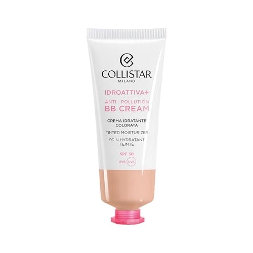 Offerta a tempo: Collistar Idroattiva+, BB Cream Viso Antipollution, Idratazione 100H, SPF 30, Texture Impalpabile, per Tutti i Tipi di Pelle, anche Sensibili, N.1 Chiaro, 50ml - 43% da 37.00 € a 20.99 €