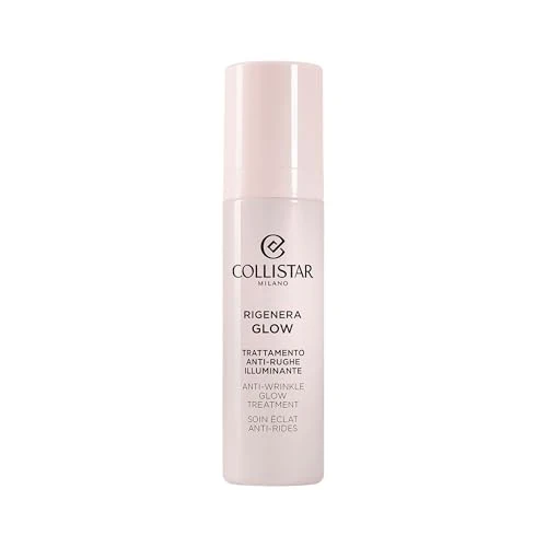 Offerta a tempo: Collistar Rigenera Glow, Crema Viso Donna Antirughe, Trattamento Illuminante e Antirughe, Riduce Rughe e Linee Sottili, Incarnato Luminoso e Radioso, Texture Rosata, 50 ml - 49% da 71.00 € a 35.99 €