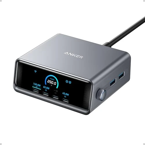 Oferta limitada: Anker Prime Carga Rapida Cargador USB C 250W Estación 6 Puertos de 159.99 € a 159.99 € (ahorro 0.00%)