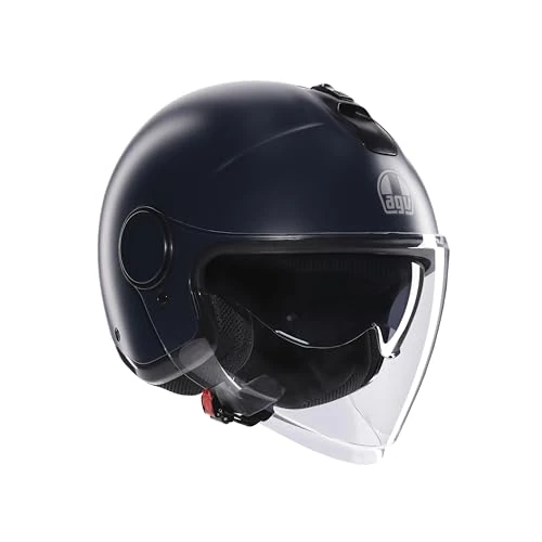 Offre limitée : AGV - ETERES E2206, Casque Moto Jet Unisexe, Casque Moto Ouvert avec Anneau Antivol, Visière Anti-Rayures et Anti-UV, Technologie d'Absorption Instantanée de la Sueur, Matt Ottanio, XXL de 139.95 € à 139.95 € (0.00% de remise)