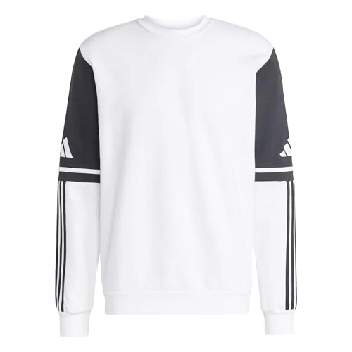 Offerta a tempo: adidas Uomo SQUADRA25 Sweat Crew, White — 9% da 25,78 € a 23,50 €