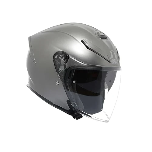 Offerta a tempo: AGV - K5 JET EVO E2206, Casco da Moto Jet Unisex, Casco Moto Open Face in Fibra di Carbonio e di Vetro, con Visiera Antigraffio e Anti-UV, Matt Luna Grey, S - 0.00% da 249.80 € a 249.80 €