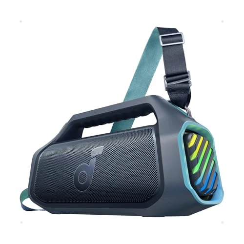 Offerta a tempo: Soundcore Boom 2 Plus Cassa Bluetooth Potente per esterni, 140W, 2+2 canali stereo, BassUp 2.0, Bluetooth 5.3, 30W ricarica rapida, 20 ore di riproduzione, IPX7, luci RGB, USB-C, EQ personalizzata - 20% da 199.99 € a 159.99 €