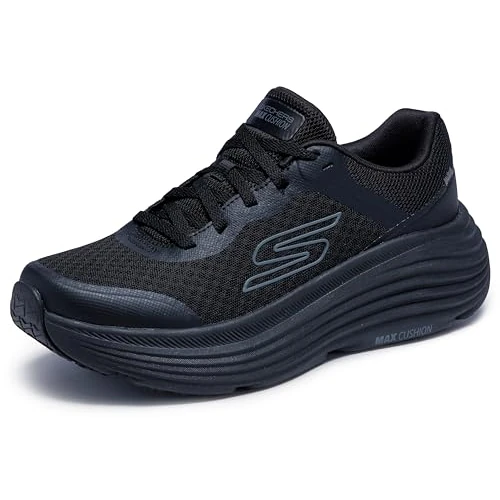 Skechers Women's Max Cushioning Endeavour Canova Sneaker, Black, 7