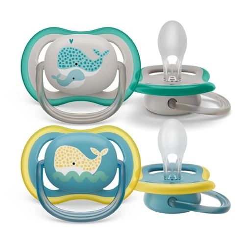 Beperkte aanbieding: Philips Avent Ultra Air-fopspenen – 2 lichte en ademende spenen voor baby's vanaf 18 maanden, BPA-vrij, met sterilisatiedoosje, set van 2 (model SCF349/24) van 12.49 EUR naar 12.49 EUR (besparing 0%)