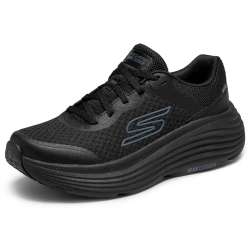 Offerta a tempo: Skechers Donna Max Cushioning Endeavour Canova Trainers, Black Synthetic/Black Trim, 36.5 EU - 29% da 79.95 € a 56.95 €
