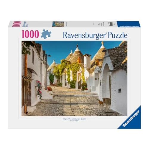 Offerta a tempo: Ravensburger - Puzzle 1000 Pezzi Alberobello, Italia, Puzzle Adulti 70x50cm - 3% da 14.99 € a 14.53 €