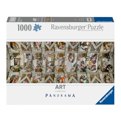 Offre limitee: Ravensburger - Puzzle 1000 Pièces Michel-Ange: Voûte De La Chapelle Sixtine | Puzzle 1000 Pièces Art avec Une Mesure De 70x50 Cm | Cadeau pour Adultes Et Enfants À partir de 14 Ans Et Plus de 18.80 EUR a 18.80 EUR (economie 0%)