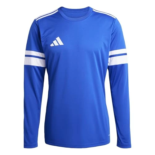 Offerta a tempo: adidas Uomo Squadra25 Jersey Long Sleeve Shirt, Team Royal Blue/White, L - 40% da 28.00 € a 16.80 €