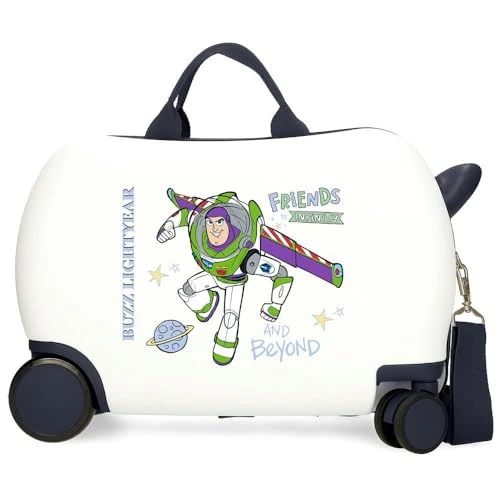 Disney Friends To Infinity and Beyond-Gepäck – Kindergepäck, Jungen, Story Friends Handgepäck mit seitlichem Zahlenschloss und 4 Rädern ist aus ABS, einem stabilen und leichten Material.