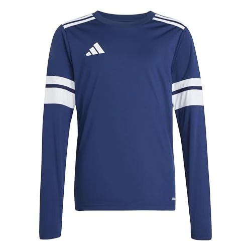 Offerta a tempo: adidas SQUADRA25 JERSEY LONG SLEEVE KIDS, T-shirt Unisex - Bambini, team navy blue 2/white, - 32% da 25.00 € a 16.99 €