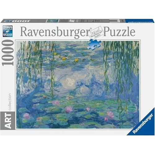 Offerta a tempo: Ravensburger Puzzle 1000 pezzi Art Collection, Monet: Waterlilies – Puzzle Adulti +14 anni, 70 x 50 cm, Puzzle per Adulti Arte, Idee Regalo - 0.00% da 15.72 € a 15.72 €