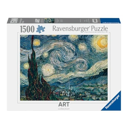 Offre limitee: Ravensburger - Puzzle Adulte - Puzzle 1500 pièces - Art Collection - La Nuit étoilée - Vincent Van Gogh - Adultes et Enfants à partir de 14 Ans - Puzzle de qualité supérieure - 12000079 de 25.90 EUR a 25.90 EUR (economie 0%)