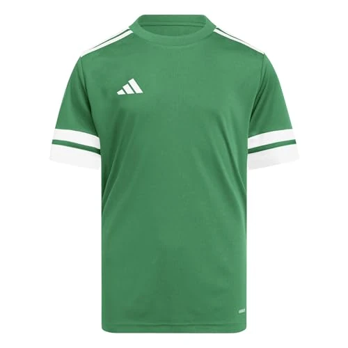 Adidas Unisex Kinder SQUADRA25 Jersey Short Sleeve Kids, Team Green/White, 7-8 Years
