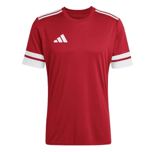 Tijdelijke aanbieding: adidas heren Squadra25 Jersey Short Sleeve Shirt, Team Power Red 2 / White, M van 23.00 € naar 19.95 € (13% korting)