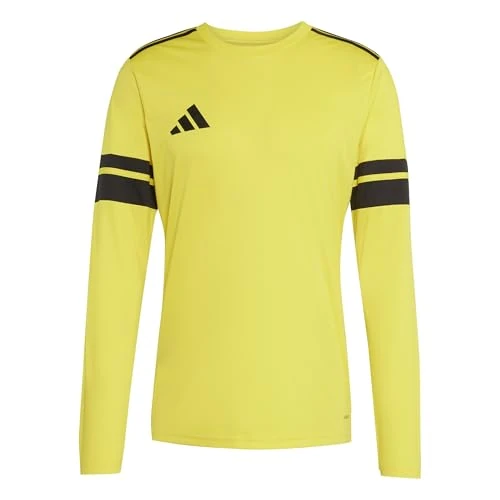 Offerta a tempo: adidas Homme SQUADRA25 Jersey Long Sleeve, Team Yellow/Black, S - 39% da 28.00 € a 16.99 €