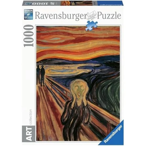 Offre limitee: Ravensburger - Puzzle 1000 Pièces Le Cri | Puzzle 1000 Adultes 70x50cm | Puzzles 1000 Pièces Munch | Puzzle Adulte Collection d'art de 17.84 EUR a 17.84 EUR (economie 0%)