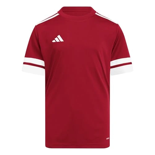 Offerta a tempo: adidas Unisex - Bambini SQUADRA25 JERSEY SHORT SLEEVE KIDS, Team Power Red 2 / White, 7-8 Years - 11% da 20.00 € a 17.90 €