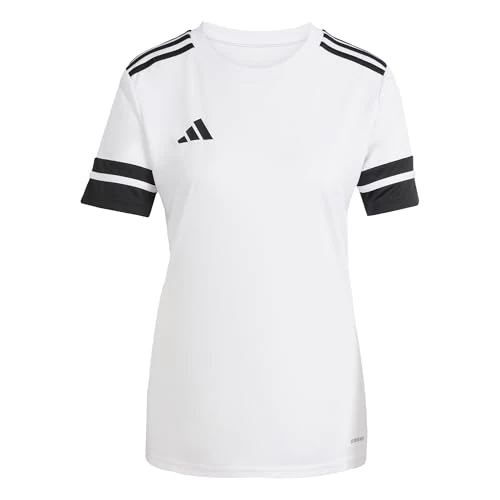 Offerta a tempo: adidas Femme SQUADRA25 Jersey Short Sleeve, White/Black, S - 22% da 23.00 € a 17.90 €