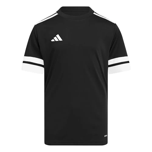 Limited-time offer: adidas Unisex Kids Squadra25 Jersey Short Sleeve Kids Shirt, Black/White, 7-8 Years from 13.00 £ to 10.00 £ (save 23%)