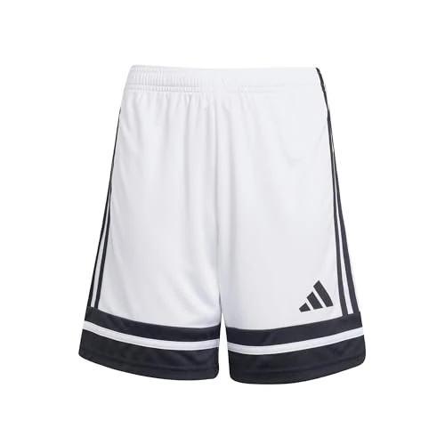 Adidas Unisex Kids SQUADRA25 Short Kids, White/Black, 7-8 Years