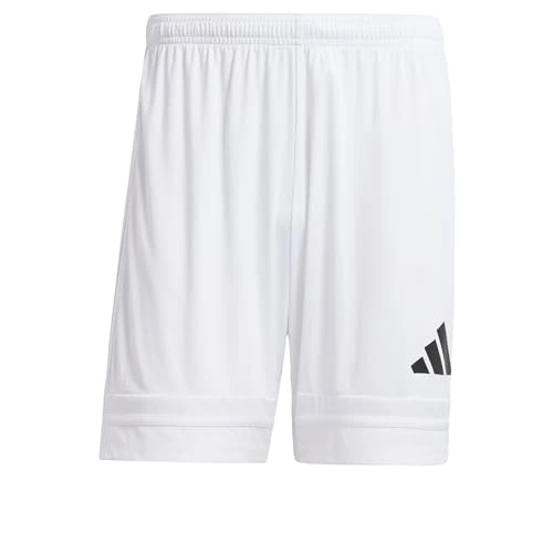 adidas Uomo SQUADRA25 SHORT, White / White / Black, XS