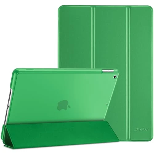 Offre limitée : ProCase Étui pour iPad 9ème/8e/7e génération 10,2 Pouces 2021 2020 2019, Housse de Protection Smart Case Cover Compatible avec iPad 9/8/7 - Vert de 14.99 € à 13.32 € (11% de remise)